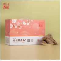 淳化縣雜糧櫻花蕎麥面400g*4袋/箱